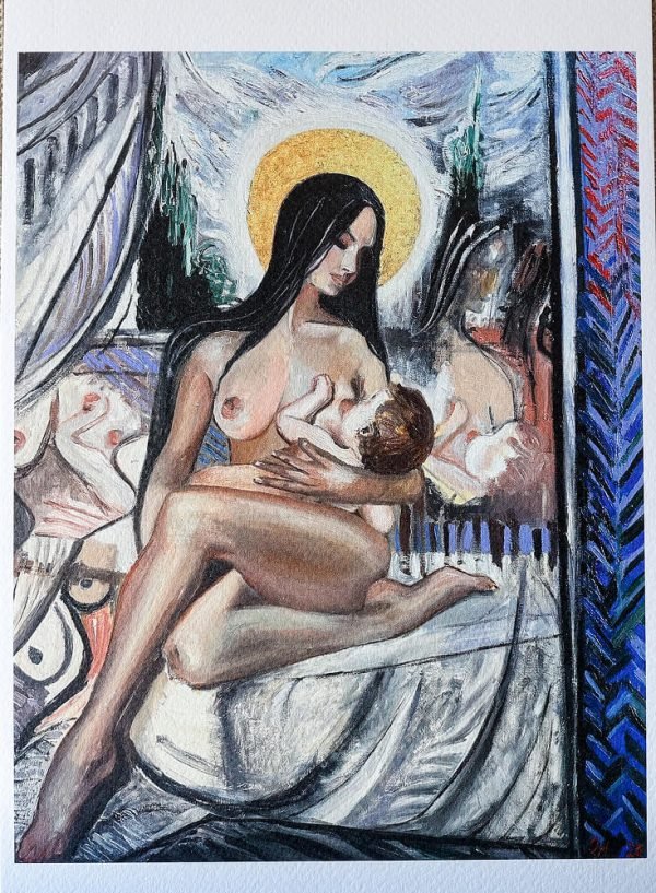 A4 Mother with Child