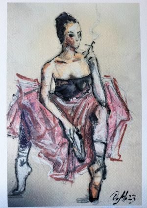 pause rose A4 Pause Rose